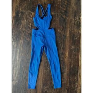 NEW Women's Free People FP Movement Never Better One Piece Blue SZ XSmall